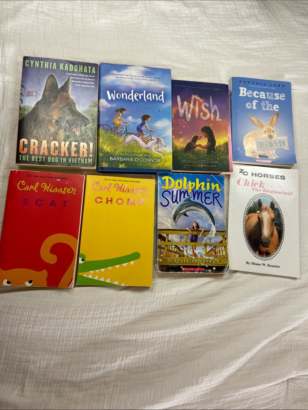 Bundle of eight books for animal lovers